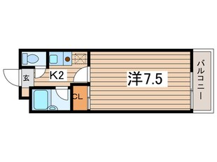 ホワイト林間の物件間取画像